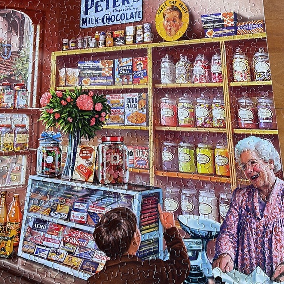 White Mountain Puzzle. Old Candy Store. 1000 Pieces. EUC. Jigsaw Puzzle - Picture 4 of 8